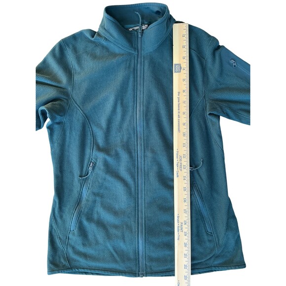 Arc'teryx Womens Delta LT Jacket Size S Aqua Waffle Knit Thermal Full Zip Sports - Picture 14 of 14